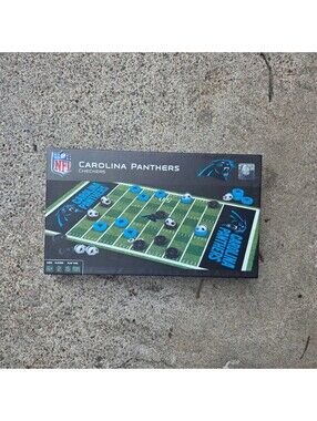MasterPieces NFL Carolina Panthers Checkers Game